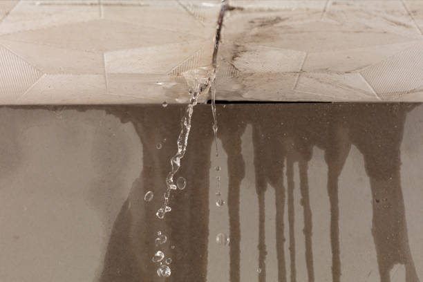 Professional Sewage Cleanup technician working in Brenham, TX